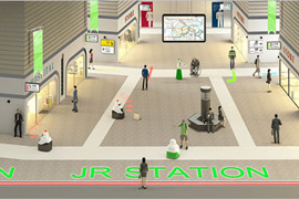 日本火车站将利用机器人为游客指路